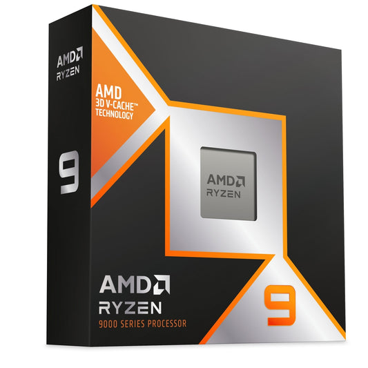 AMD Ryzen 9 9900X3D 12 Core AM5 Processor with Radeon Graphics, 24 Threads, 4.4GHz up to 5.5GHz Boost, 140MB Cache, 120W, No Fan, Radeon Graphics