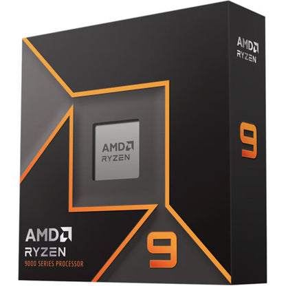 AMD Ryzen 9 9950X avec Radeon Graphics, processeur AM5 à 16 cœurs, 32 threads, 4,3 GHz jusqu'à 5,7 GHz en mode Boost, 80 Mo de cache, 170 W, sans ventilateur, Radeon Graphics