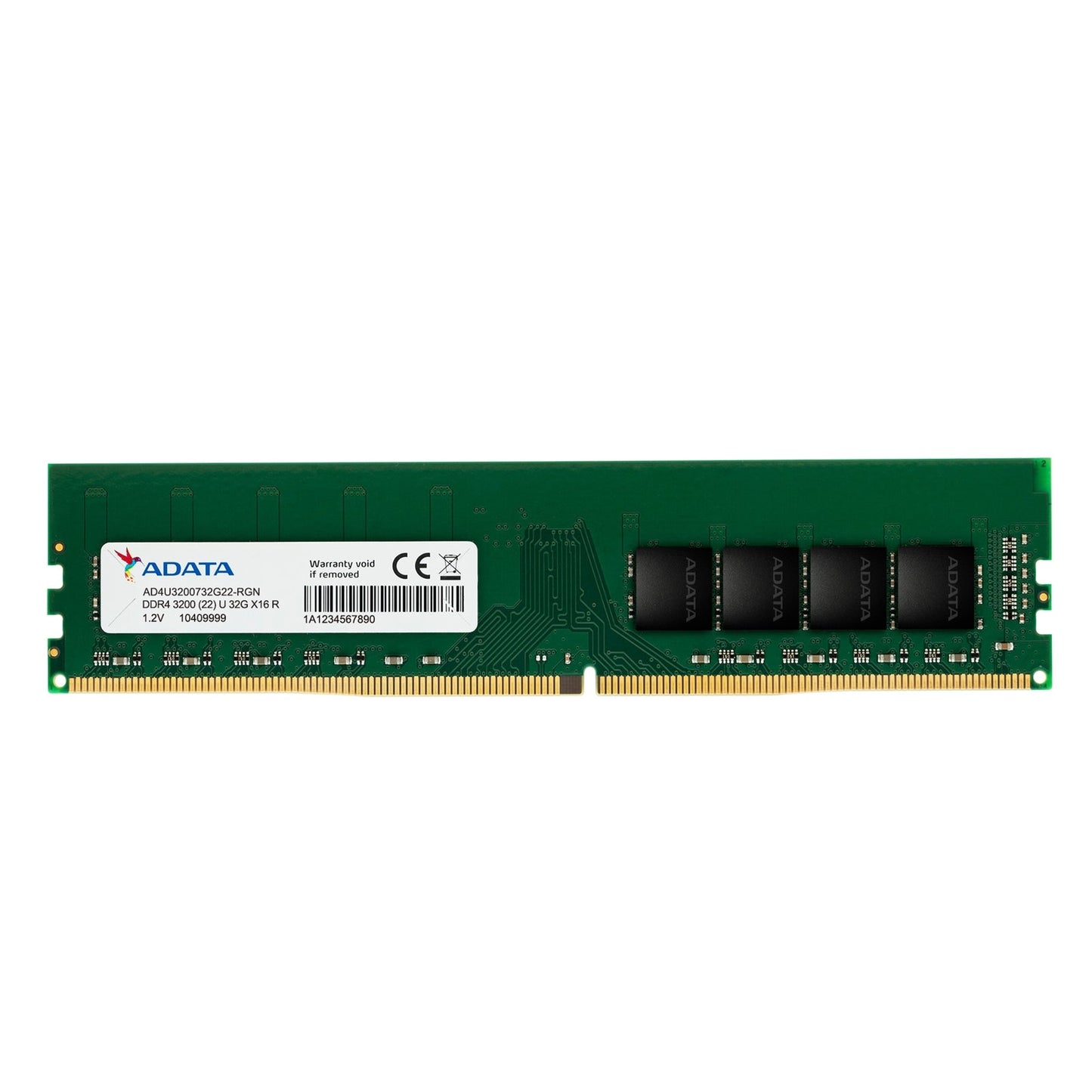 ADATA Premier AD4U320032G22-SGN 32GB (1x 32GB) DIMM System Memory, 3200MHz, DDR4, CL22