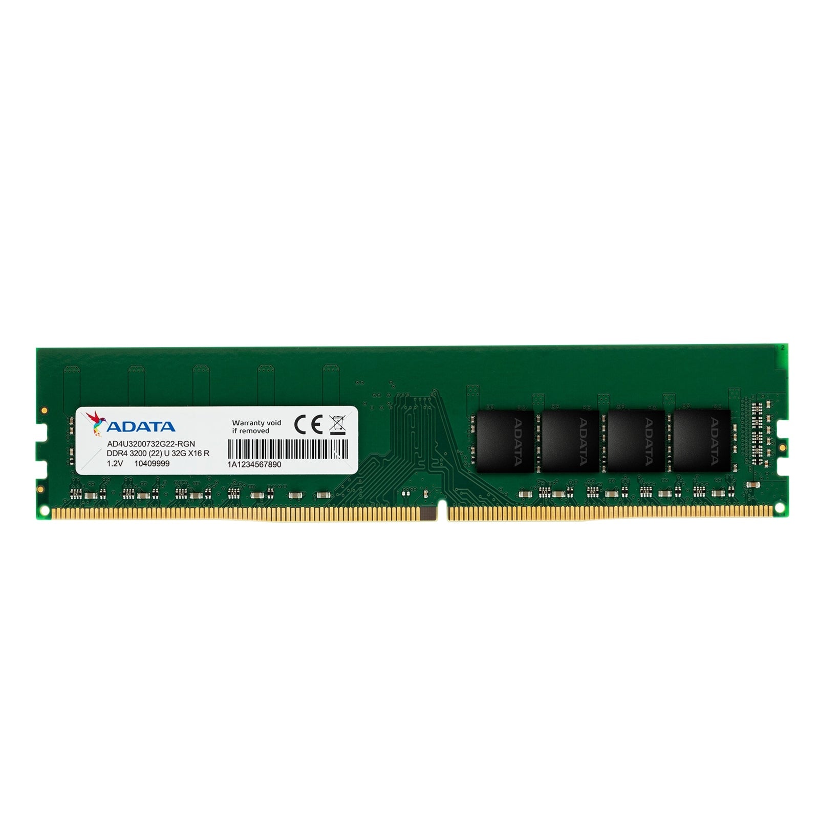 ADATA Premier AD4U320032G22-SGN 32GB (1x 32GB) DIMM System Memory, 3200MHz, DDR4, CL22