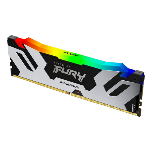 Kingston FURY Renegade KF572C38RSA-24 248GB (1x 24GB) DIMM System Memory, 7200MHz, DDR5, CL38, Silver, RGB, Intel XMP