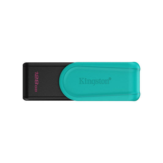 Kingston DataTraveler Exodia S DTXS/128GB USB Flash Drive, 128GB, USB 3.2, Black/Green, Swivel Cap Design