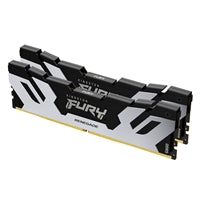 Kingston FURY Renegade KF564C32RSK2-32 32GB (2x 16GB) DIMM System Memory, 6400MHz, DDR5, CL32, Silver, Intel XMP