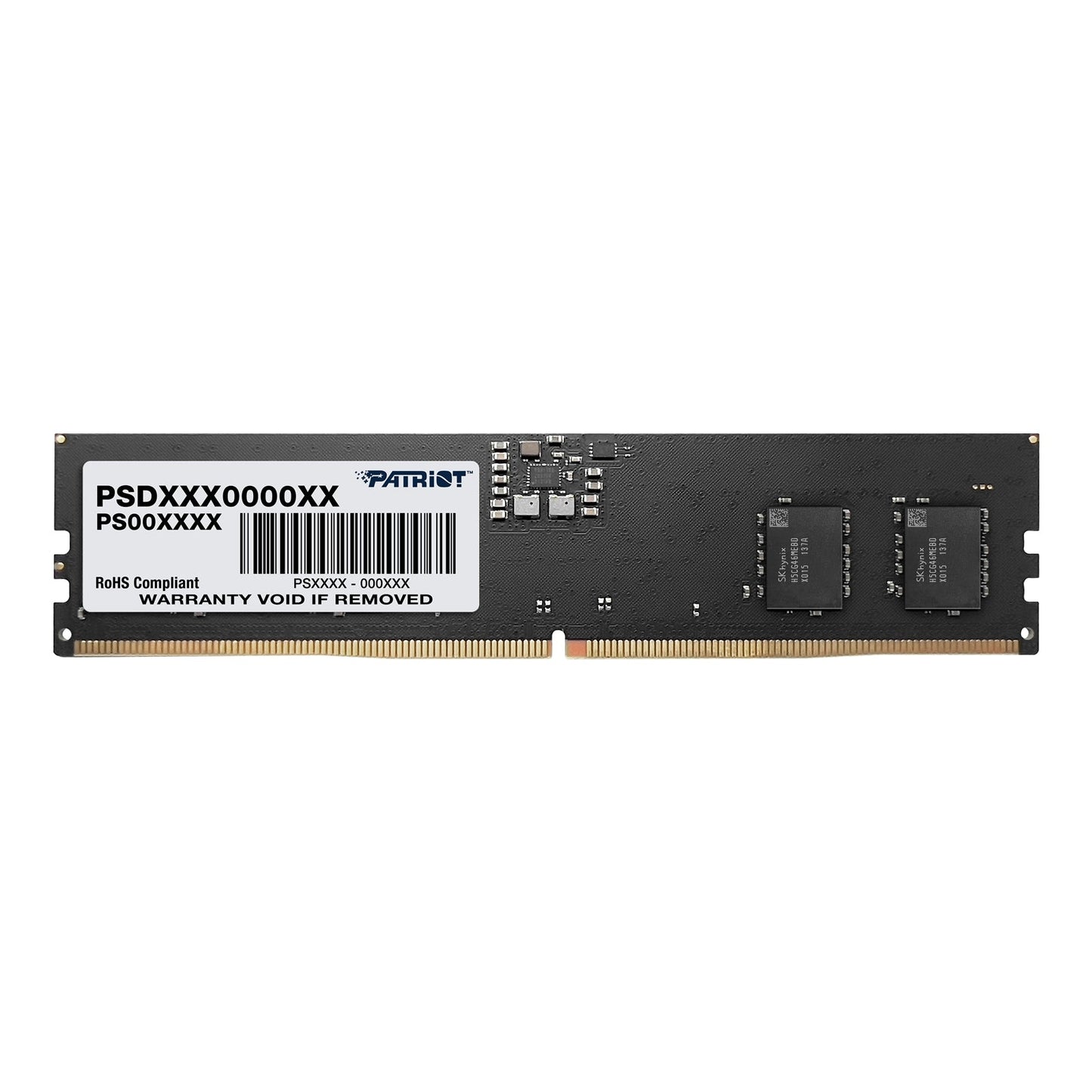 Patriot Signature PSD516G480081 16GB (1x 16GB) DIMM System Memory, 4800MHz, DDR5, CL40